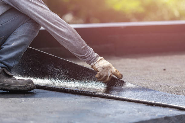Professional Exterior Waterproofing technician working in Conover, OH